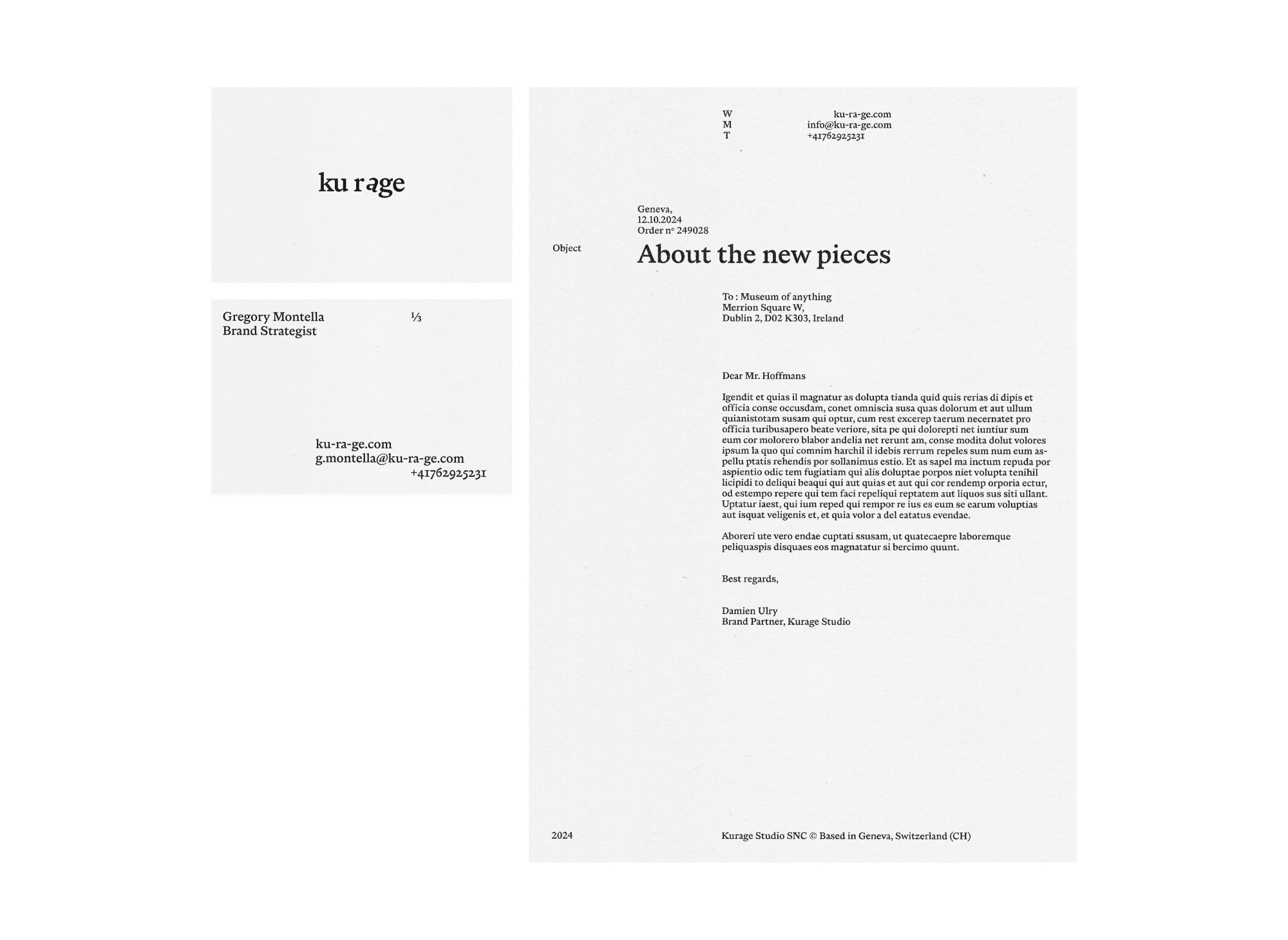 Kurage, Visual Identity